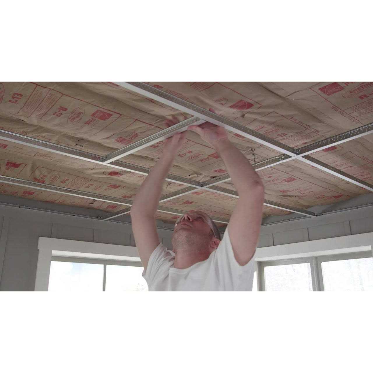 Armstrong Ceilings Woodhaven 5 in. x 7 ft White Tongue and Groove Ceiling Plank - Shop Hardware Tools Online Store