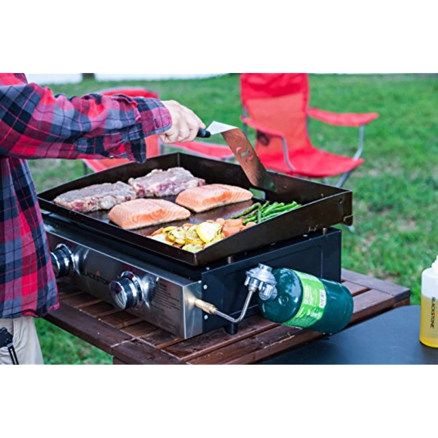Blackstone 1666 22 Tabletop Griddle Outdoor Grill, 22 inch, Black