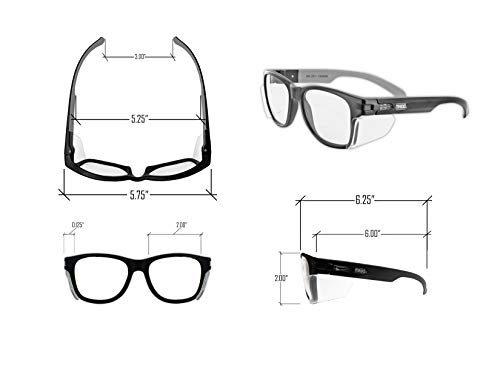 MAGID Gemstone Y50 Performance Anti-Fog Safety Glasses with Side Shields