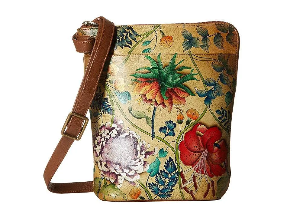 Anuschka Caribbean Garden Zip Travel Organizer Bag