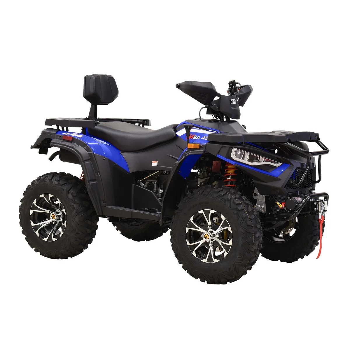 Massimo Motors New MSA450F EFI 352cc 25 HP 4 Stroke Engine All-Terrain Vehicle ATV Blue - Curated Treasures Market