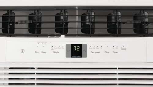 Frigidaire FFRA051WAE Window-Mounted Room Air Conditioner, 5,000 BTU with Temperature Control and Easy-to-Clean Washable Filter, in White