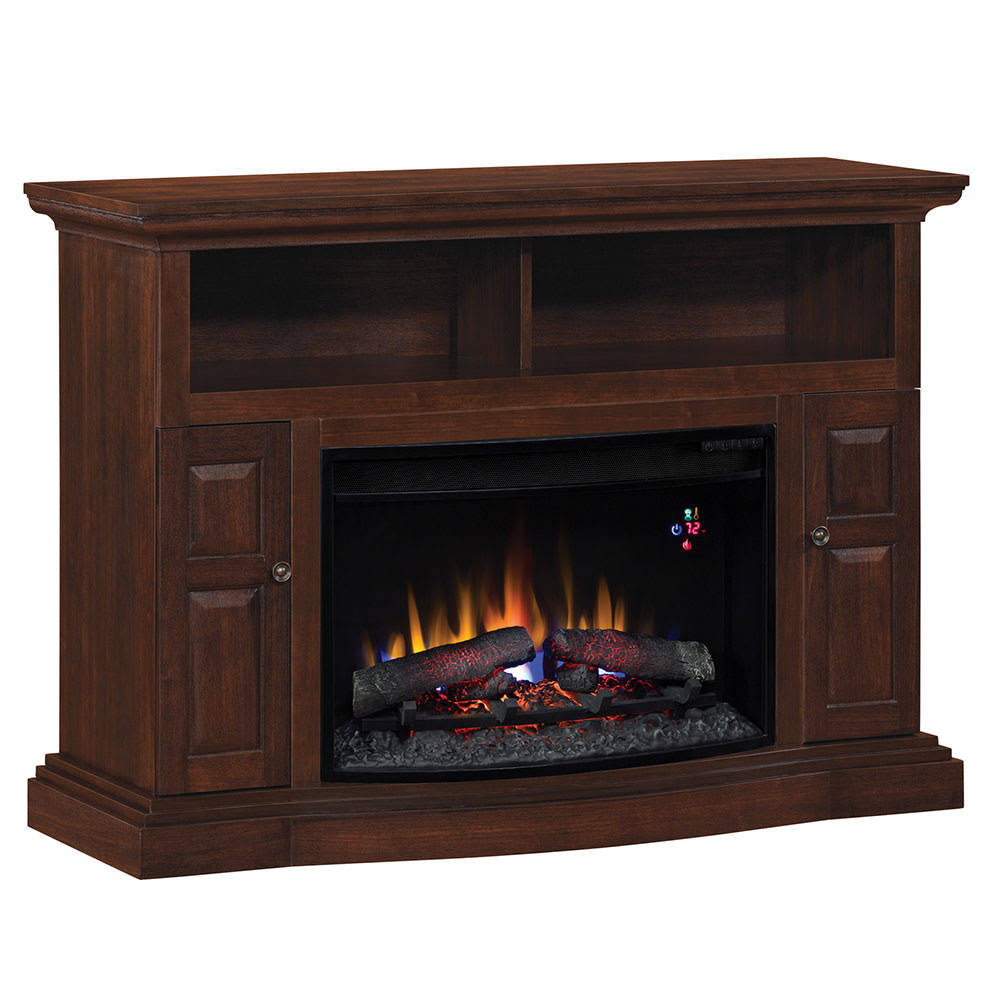 ClassicFlame 25EF031GRP 25x22 Curved Electric Fireplace Insert with Safer Plug