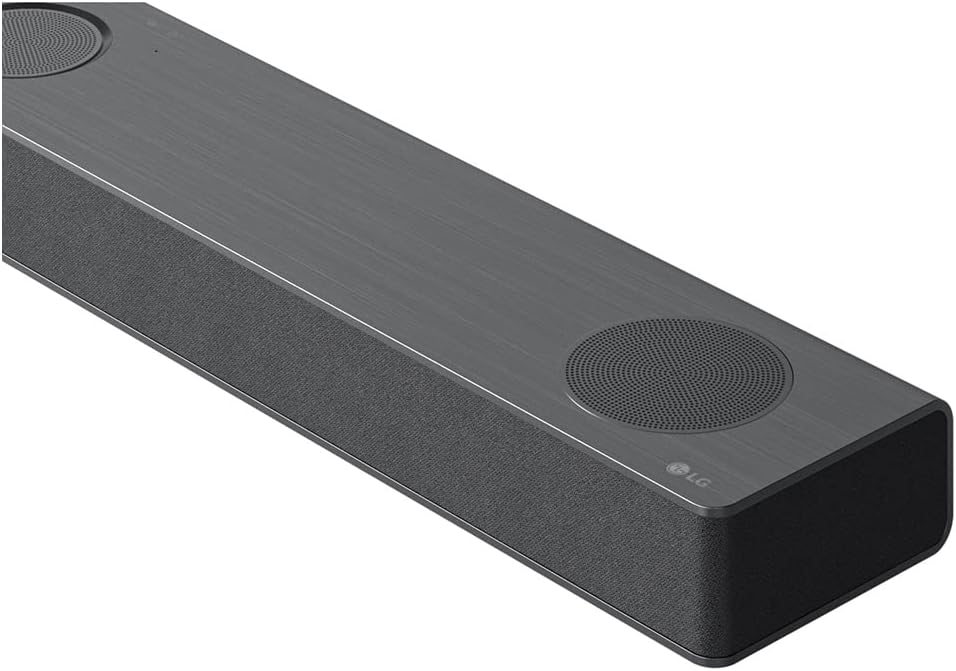 LG S80QY 3.1.3ch Sound bar with Wireless subwooer and Center Up-Firing, Dolby Atmos DTS:X, Works with Airplay2, Spotify HiFi, Alexa, High-Res Audio, IMAX Enhanced, LG TV Synergy, HDMI eARC