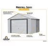 Arrow Murryhill 12 x 31 Garage, Steel Storage Building, Prefab Storage Shed