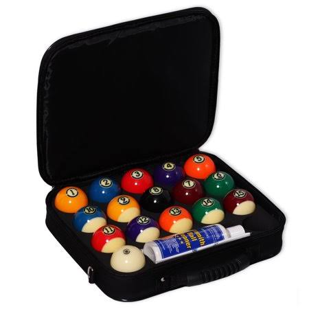 Aramith Bundle of 4 Items: Aramith Tournament Billiard Pool Ball Set 2 1/4 inch, Aramith Billiard Ball Cleaner 8.4 fl.oz. Bottle
