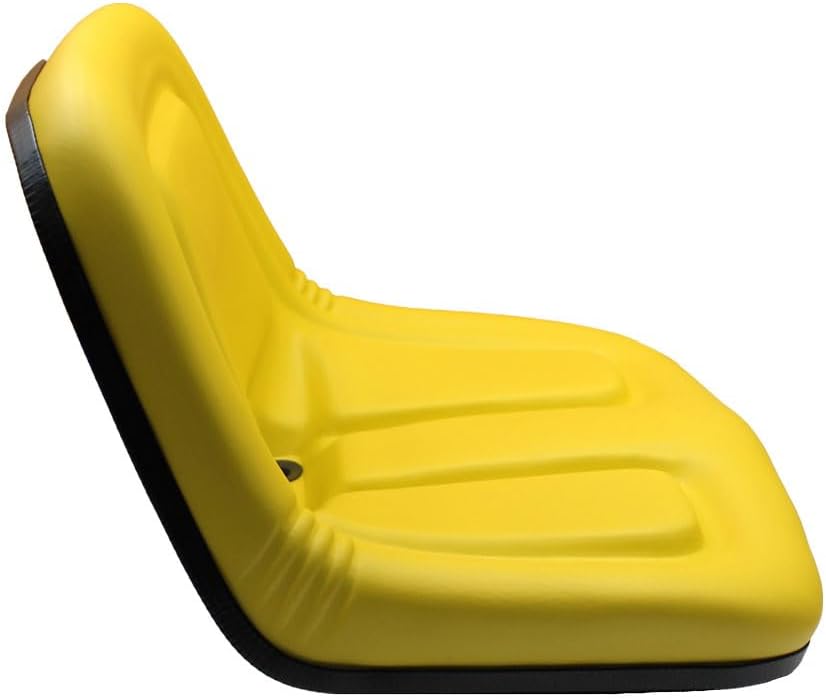RAParts TY15863 New Yellow High Back Seat Fits John Deere Riding Mower Models 160+