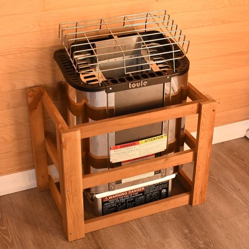 Toule ETL Certified Wet Dry Sauna Heater Stove - Wall Digital Controller - 6kW Aleko Ntsc60