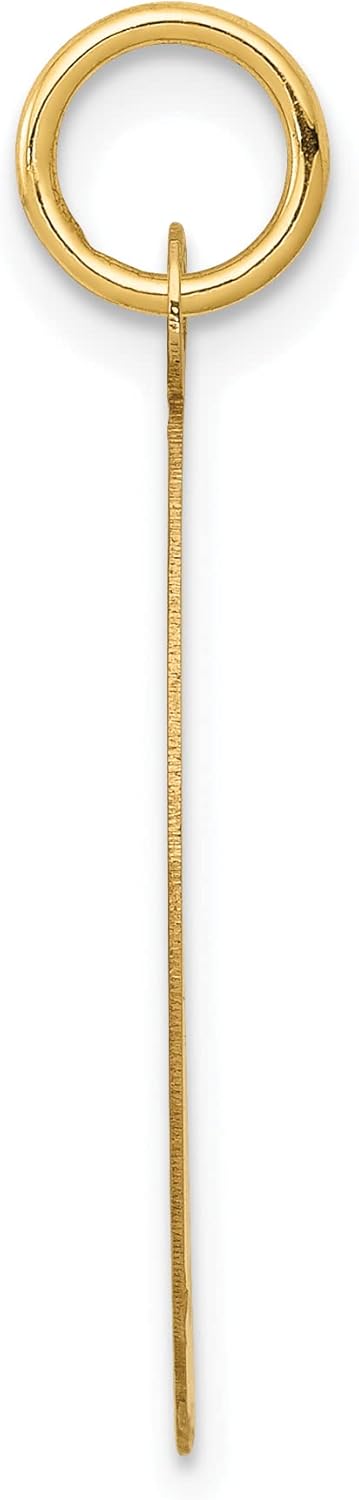 10K Yellow Gold Mizpah 2-Piece Pendant Charm (29mm x 23mm)