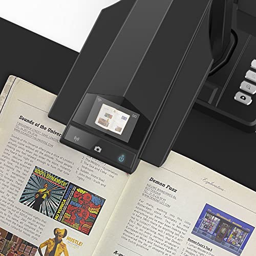 CZUR ET24 Pro Professional Book Scanner, 24MP Document Camera, 3rd Gen Auto-Flatten & Deskew Tech, A3 Document Scanner, 180+ Languages OCR, Support HDMI, for Windows/MacOS/Linux