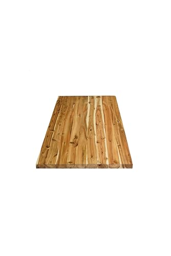 42" L x 24" Rectangular Acacia Butcher Block Standard Countertop with Edge Grain(CT4224-AC-CC)