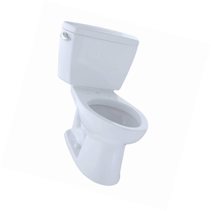 Toto Eco Drake Two Piece Elongated Toilet CST744E#01 Cotton