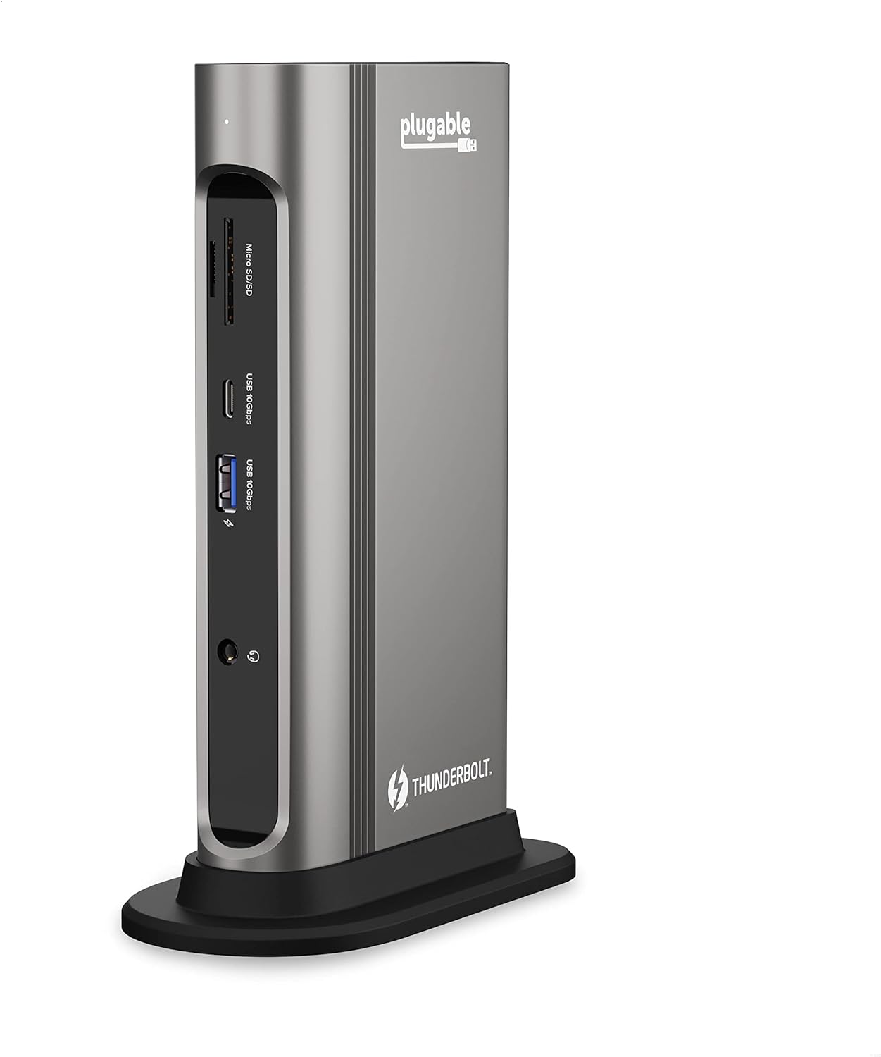 Plugable 14-in-1 USB-C and Thunderbolt Dock - 40Gbps, 96W Charging, Compatible with Mac and Windows, 2X HDMI 2.0 and DisplayPort 4K60, 7X USB Ports, Ethernet, Audio, SD/MicroSD, Certified, Driverless