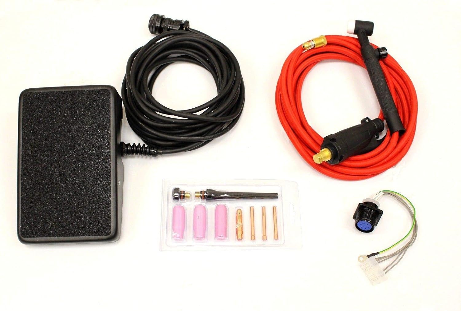 NOVA TIG Kit compatible with Lincoln Power MIG 210 MP Welder K3963-1 Accessory Kit with torch (15 ft)
