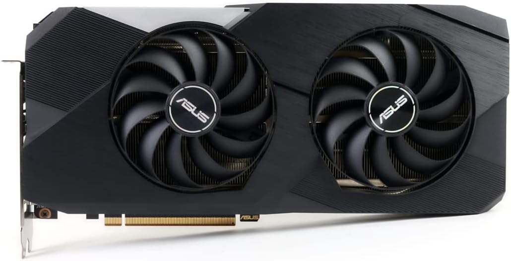 ASUS Dual AMD Radeon RX 6700 XT OC Edition Gaming Graphics Card (AMD RDNA 2, PCIe 4.0, 12GB GDDR6 Memory, HDMI 2.1, DisplayPort 1.4a, Axial-tech Fan Design, 0dB Technology)