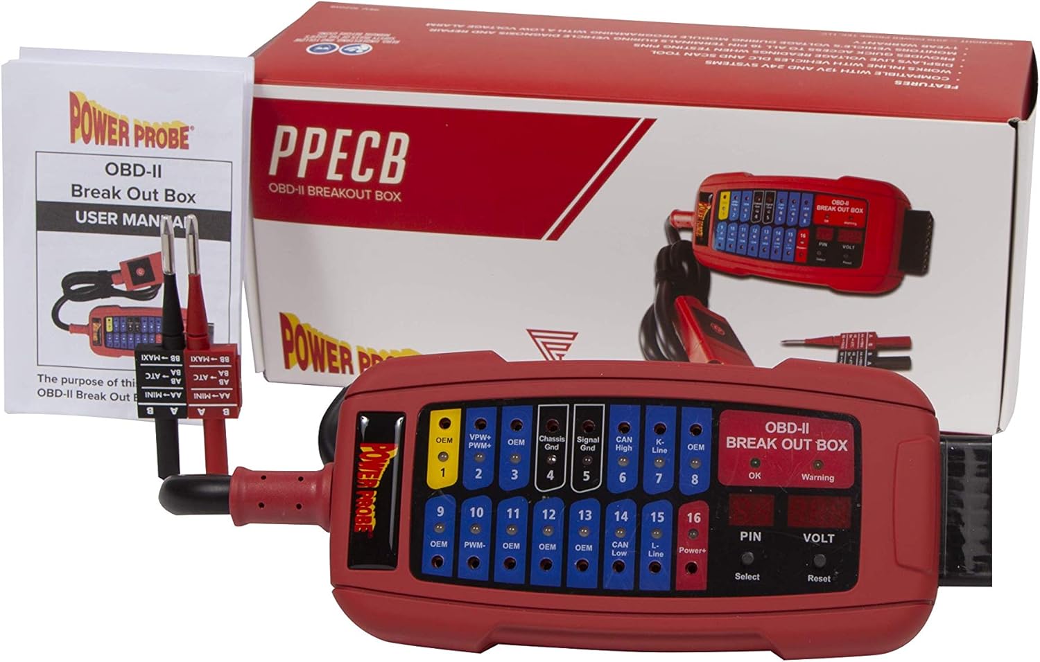 Power Probe OBD II Breakout Testing Box