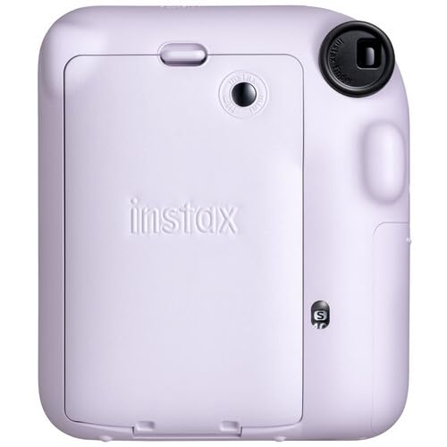 Fujifilm Instax Mini 12 Instant Camera Pastel Blue with 40 Sheets Fujifilm Instax Mini Film Bundle, Sunshine Photo Microfiber Cleaning Cloth Included