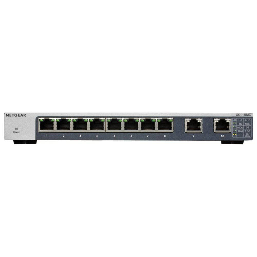 Netgear GS110MX Unmanaged 10g Ethernet (100/1000/10000) Black
