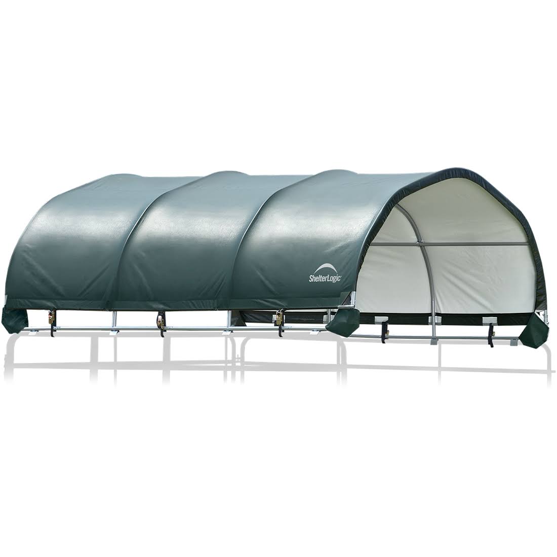 ShelterLogic Round Corral Shelter Cover, Green