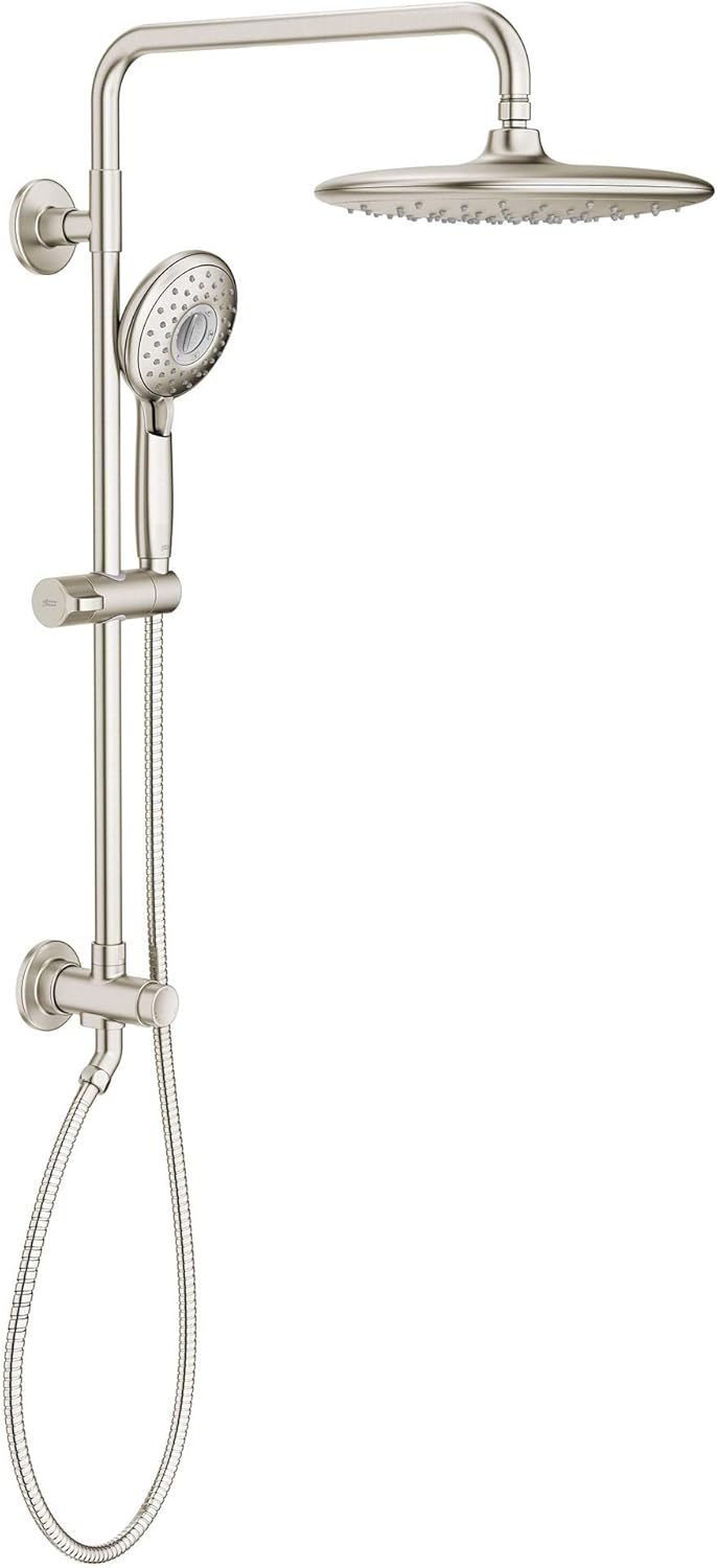 American Standard 9038804.002 Spectra Versa System with Rain Showerhead and Hand Shower, 1.8 GPM, Polished Chrome