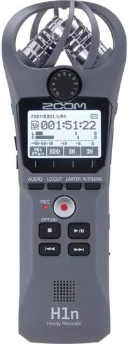 Zoom H1n Portable Recorder, Onboard Stereo Microphones, Camera Mountable, Records to SD Card, Compact, USB Microphone, Overdubbing, Dictation, For Recording Music, Audio for Video, and Interviews