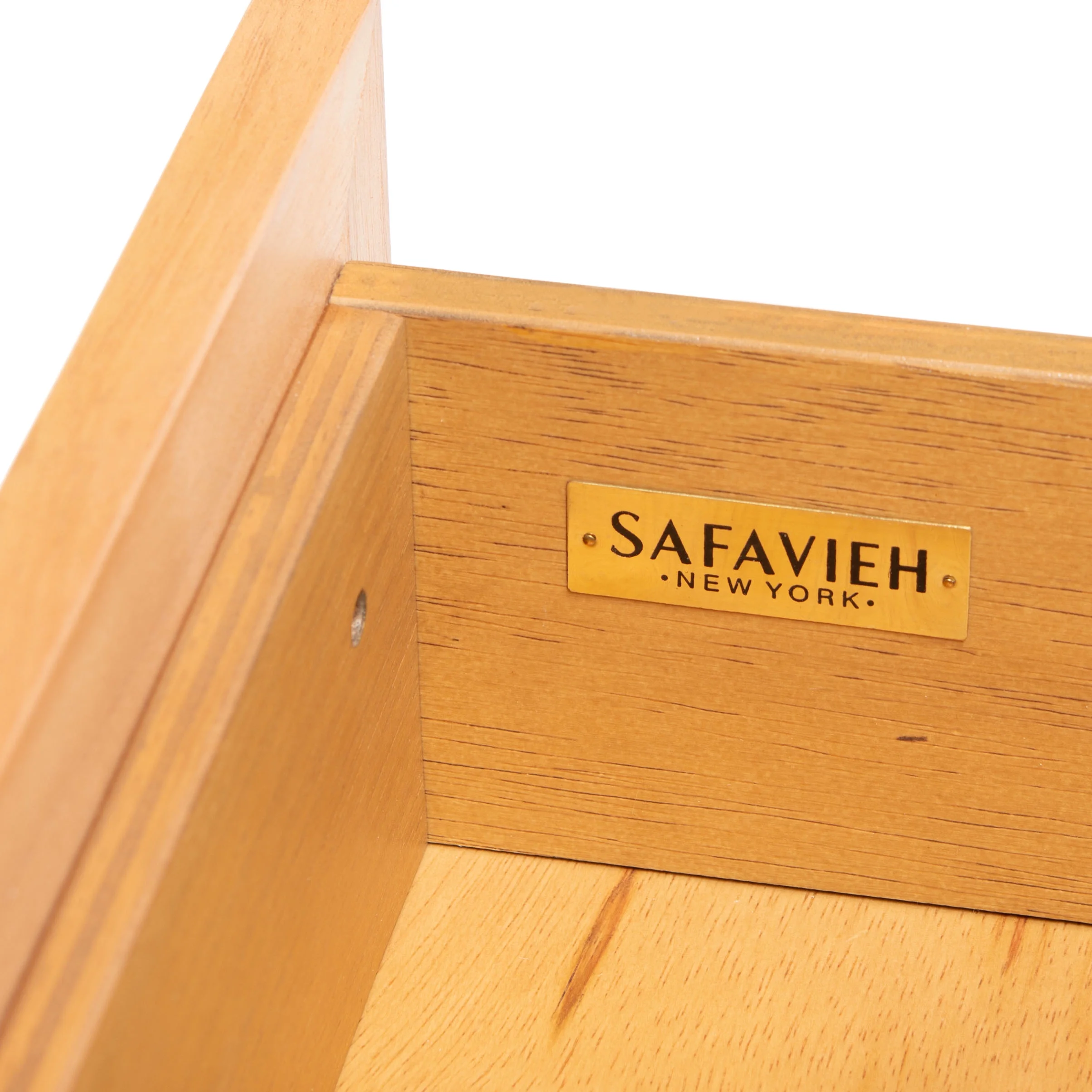 SAFAVIEH Baisley Amish Natural Wood Console Table with Drawer (42 in. W x 14 in. D x 31 in. H)