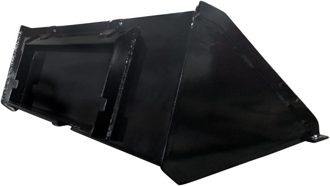 Titan Attachments Mini Skid Steer Bucket 42" 134.2 lb. Quick Tach Powder Coated