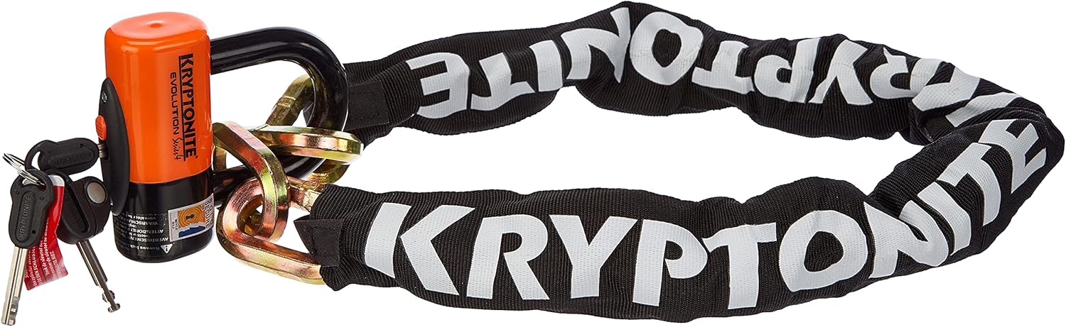 Kryptonite New York 1210 12mm Chain & Evolution 14mm Disc Lock