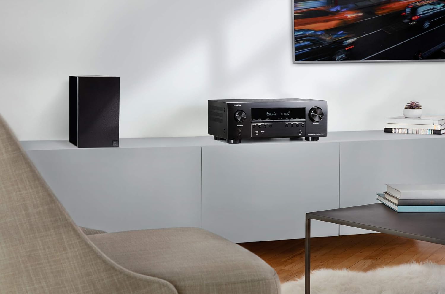 Denon AVR-S960H 8K Ultra HD 7.2 Channel (90Watt X 7) AV Receiver 2020 Model - Built for Gaming, Music Streaming, 3D Audio & Video, Alexa + HEOS, Black
