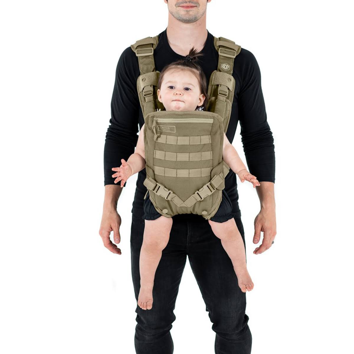 Mission Critical S.01 Action Baby Carrier, Baby Gear for Dads (Gray)