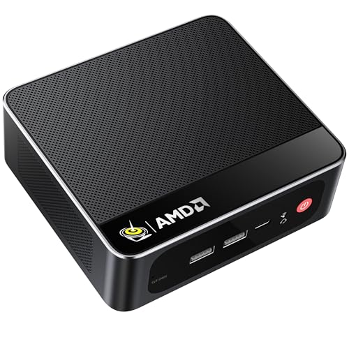 Beelink SER8 Mini PC AMD Ryzen 7 8745HS(Max 4.9GHz), 24GB DDR5 1TB PCIE4.0 SSD Mini Computer, AMD Radeon 780M Graphics 12 core 2600MHz Gaming PC,Triple Display USB4/DP/HDMI, 2.5G LAN Micro PC