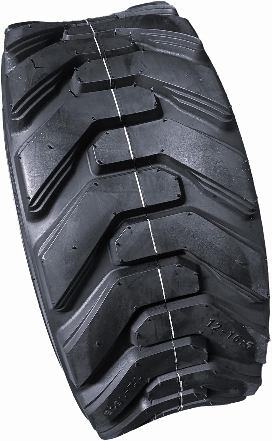 4 HORSESHOE 12-16.5 14PLY R-4 Skid Steer Tubeless Tires w/Extra Thick Rim-Guard Wall Super Heavy Duty H Load 12x16.5 305/70-16.5 NHS 12165 T168 SKS8 L2/G2