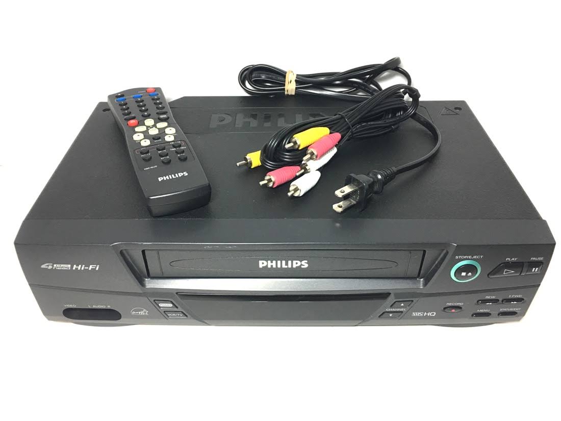 Philips VR620CAT21 Video Cassette Recorder 4-Head HiFi Stereo VCR