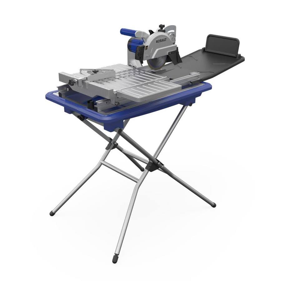 Kobalt 7-in 1.6 Wet Tabletop Sliding Table Tile Saw with Stand KWS S72-06