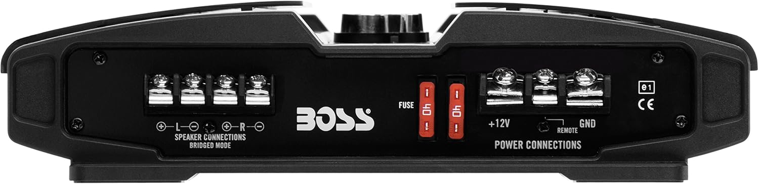 BOSS Audio Systems PT3000 2 Channel Car Amplifier – Phantom Series, 3000 Watts, Full Range, Class A/B, 2-4 Ohm Stable, MOSFET Power Supply, Bridgeable
