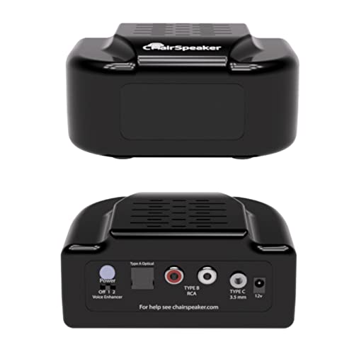 CS3 - Wireless TV Speakers for Hearing Impaired, Voice Enhancing, Near-Ear Clarity, Compatible with Most TVs & Streaming Apps