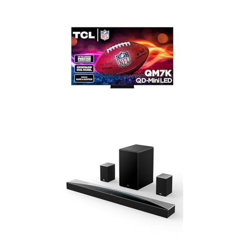 TCL 55-Inch Class QM7K Series QD-Mini LED 4K UHD Google Smart TV Best Premium Mini-LED TV - QLED, 144hz, 240hz Gaming Rate, Anti-Reflective Screen, Bang & Olufsen Audio, Atmos (55QM7K, 2025 Model)