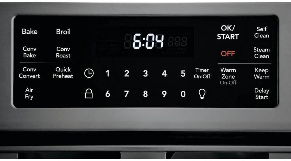Frigidaire FGEH3047VD 30" Gallery Series Electric Range with 5 Elements in Black Stainless Steel