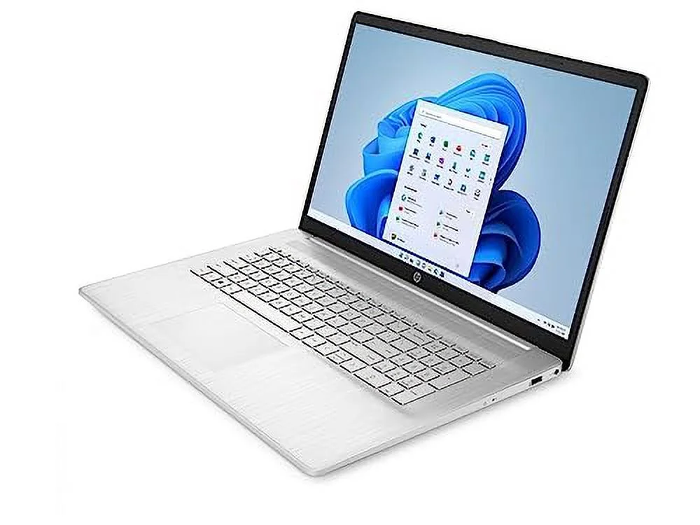HP 17 Business Laptop Computer 17.3" HD+ Touchscreen AMD Hexa-Core Ryzen 5 7530U Processor (Beats i7-1160G7) 32GB RAM 1TB SSD USB-C AMD Radeon Graphic Win11 Silver + HDMI Cable