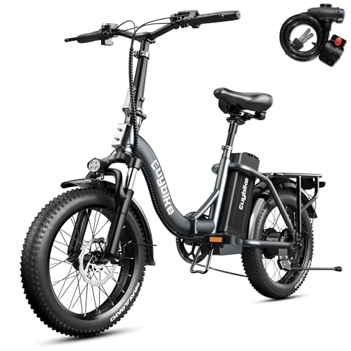 1000W Foldable Electric Bike,48V 15Ah/20AH Removable Battery Electric Bikes for Adults,7 Speed，20" Fat Tire,34Mph Max Speed,65/85Miles, Electric Mountain Beach Snow E-Bike，Folding Electric Ebike
