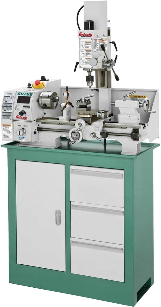 Grizzly Industrial G0769-8" x 16" Variable-Speed Combination Lathe/Mill