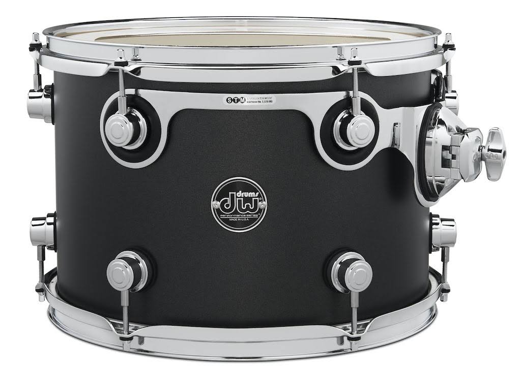 DW Performance Series 13x9 Tom - Hard Satin Charcoal Metallic