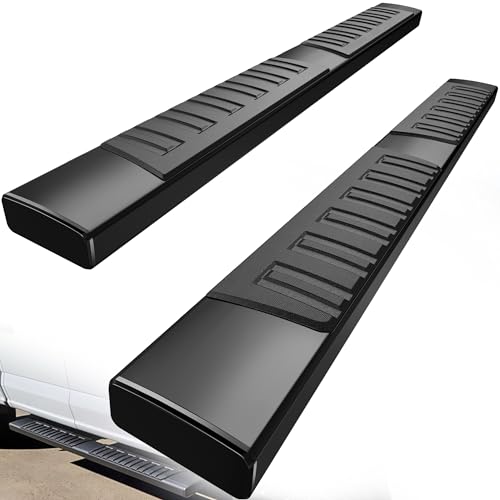 YITAMOTOR 6 inches Running Boards Compatible with 2019-2024 Chevy Silverado/GMC Sierra 1500 Double Cab, 2020-2024 Silverado Sierra 2500HD/3500HD Side Step Nerf Bars Side Bars (Exclude 2019 LD/Limited)