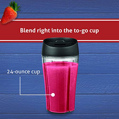 Oster Blender | Pro 1200 with Glass Jar, 24-Ounce Smoothie Cup