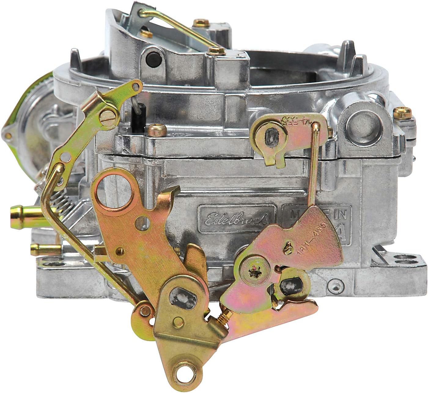 Edelbrock 1406 Performer 600 CFM Square Bore 4-Barrel Air Valve Secondary Electric Choke Carburetor