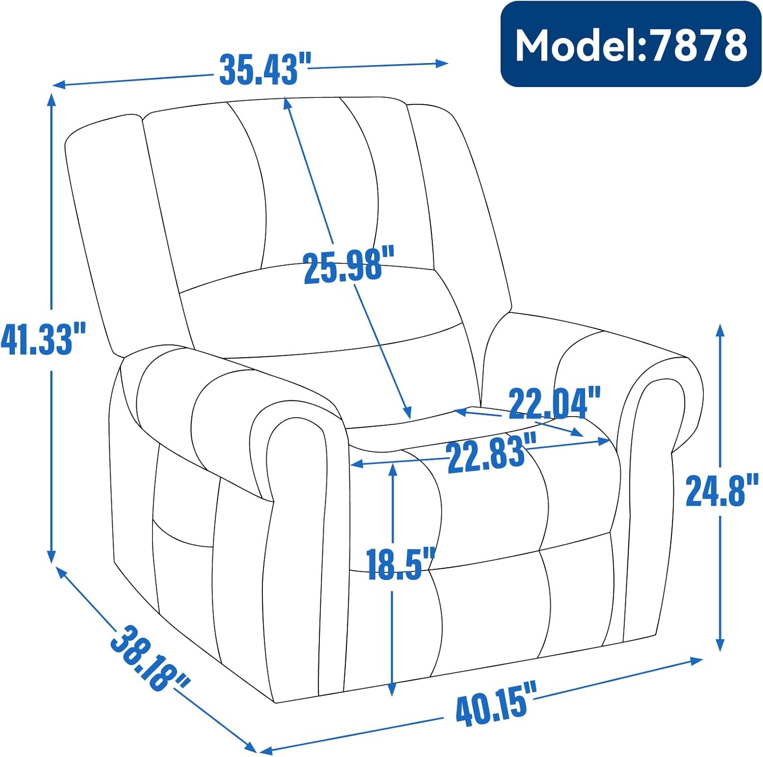 Power Lift Recliner Chair Heat Massage Dual Motor Infinite Position Up to 350 LBS, Genuine Leather, Heavy Duty Motion Mechanism with USB Ports, Brown
