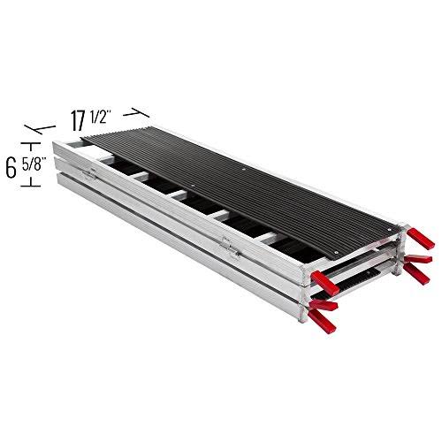 Black Ice 60x22 x 54x22 Snowmobile Loading Ramp with Stud Protectors