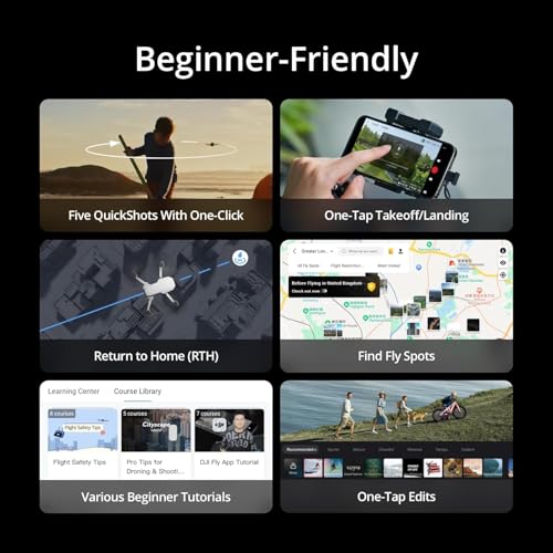 DJI Mini 4K Drone Quadcopter with Camera for Adults, Under 249 g, 3-Axis Gimbal Stabilization, 10km Video Transmission, Auto Return, Wind Resistance, 31-Min Flight Bundle with Deco Gear Accessories