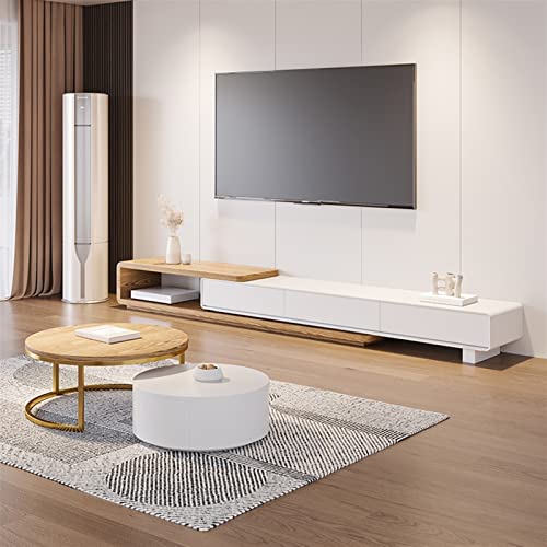Modern TV Stand Modern Minimalist TV Stand Living Room 59"-86" Expandable TV Stand Media Console Can Accommodate Up to 90 Inch TV Storage Cabinets(A)
