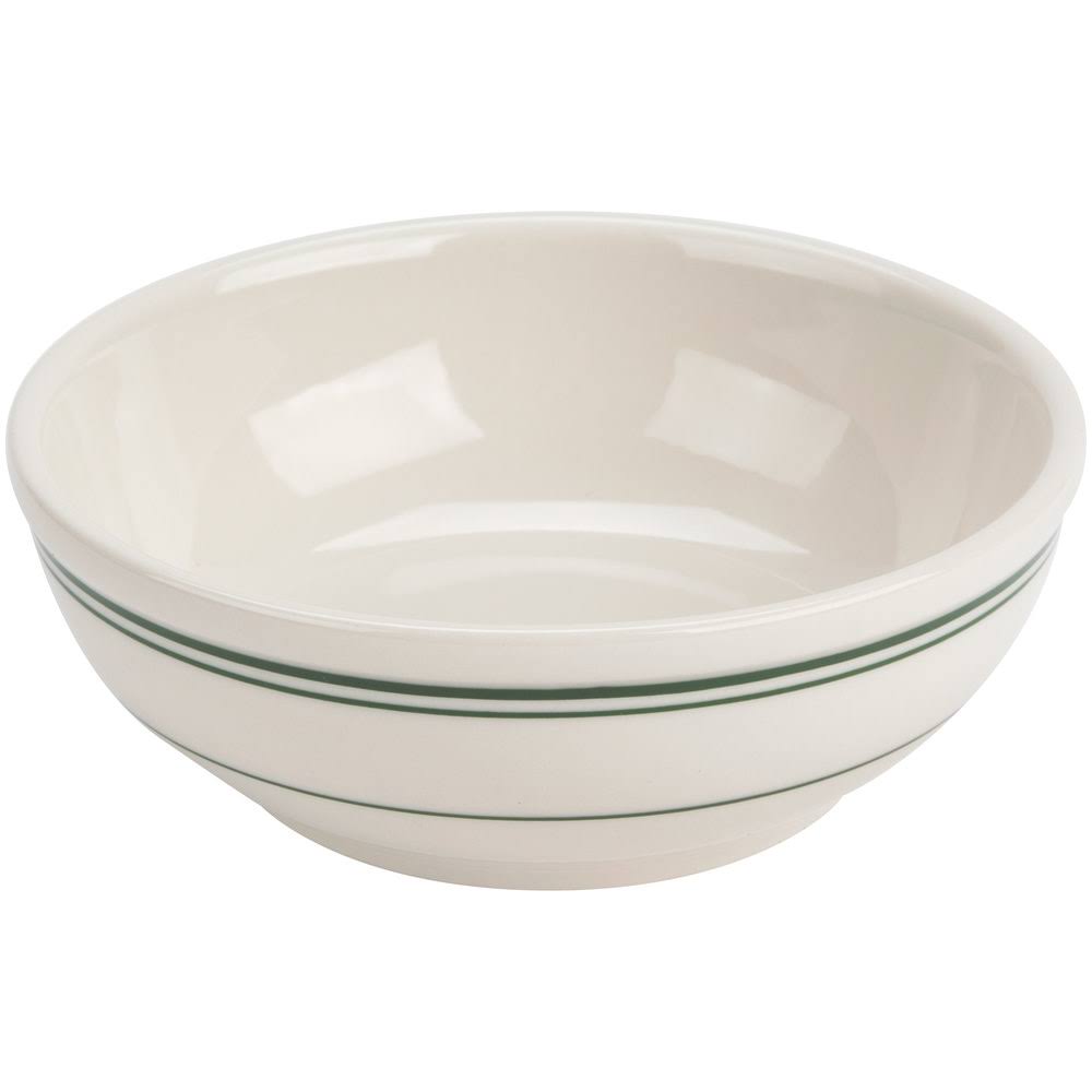 Homer Laughlin China 1951 Green Band Re 15 oz. Nappie - 36 / CS